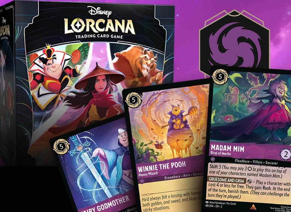 best amethyst lorcana cards DISNEY LORCANA TRADING CARD GAME – URSULA'S RETURN – PLAY MAT