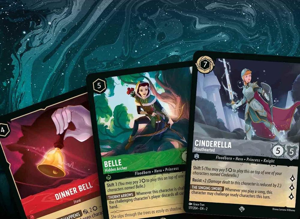 best lorcana rise of the floodborn cards Ravensburger Disney TCG: - Amethyst & Steel Single-Player Starter Deck | Engaging Gameplay | Over 200 Original Disney Artworks Rise Of The Floodborn Card