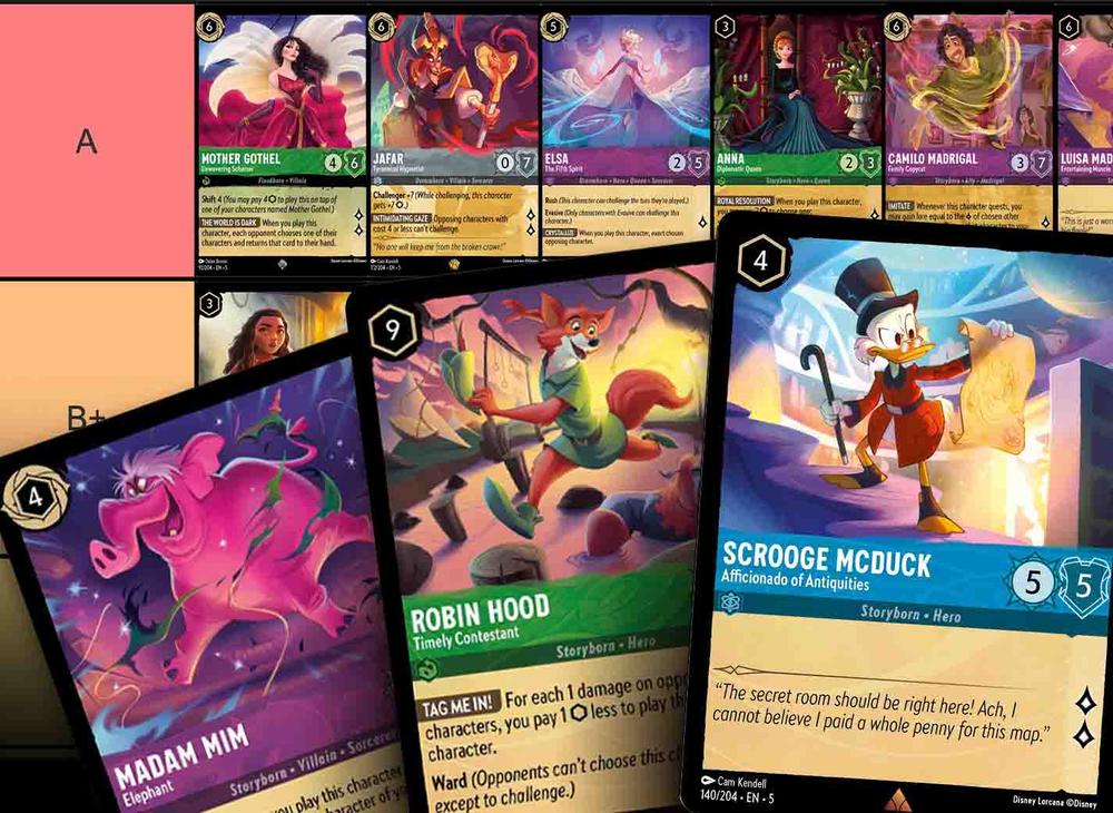 robin hood lorcana cards Disney Lorcana Card Sleeves - Into the Inklands main image 0