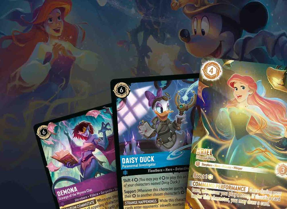 lorcana art cards Introduction to Evil - Disney Villainous