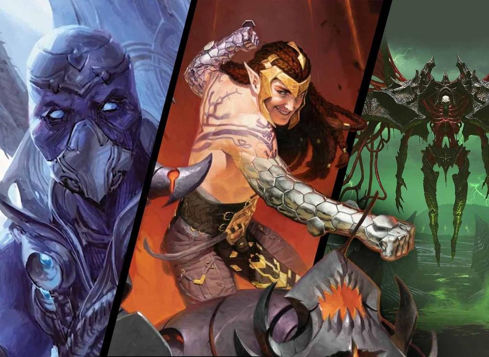 mtg swarmlord commander deck Warhammer 40K Commander The Swarmlord Standard Gaming Playmat for Magic:  The Gathering main image 0