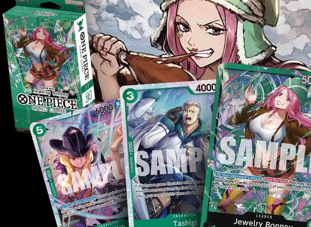 One Piece Card Game Starter Deck ST-24: Jewelry Bonney | Includes Pre-Built  Deck & OP-11 Booster Pack