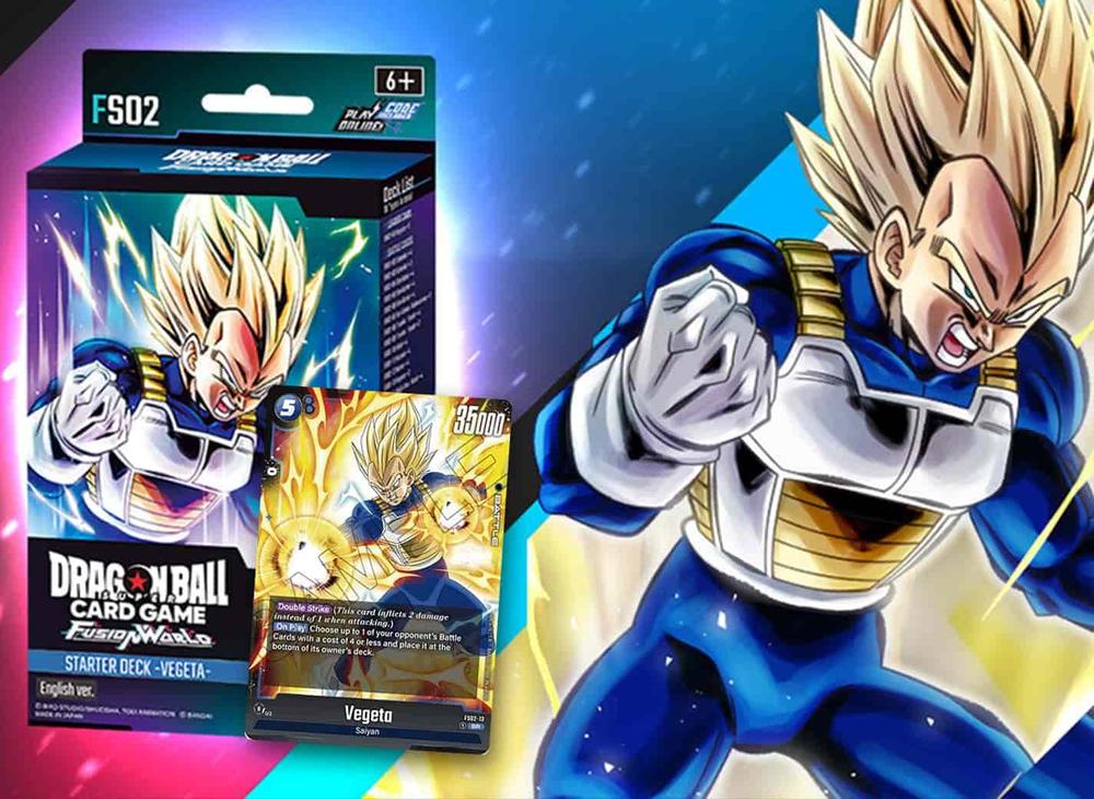 Upgrading the Dragonball Super Fusion World Vegeta Starter Deck
