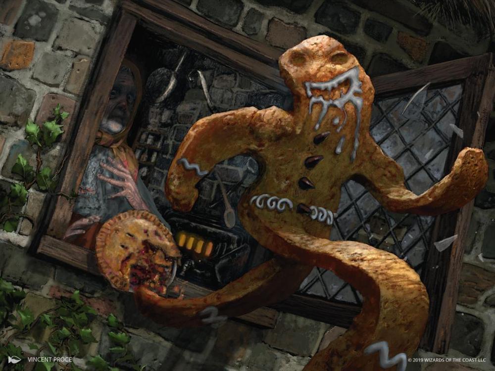 gingerbread mtg cards Wilds of Eldraine Token Set (MTG)  Beadle & Grimm's Pandemonium Warehouse put a +1/+1 counter on Syr Ginger and scry 1. Gingerbread Cabin [Throne of Eldraine]