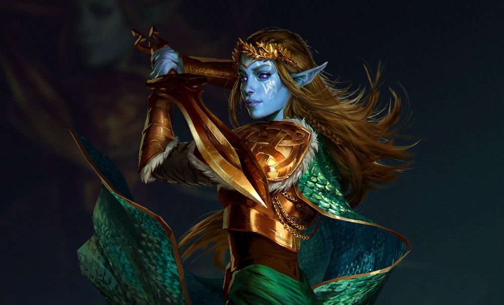 mtg lathril blade of the elves commander deck Kaldheim