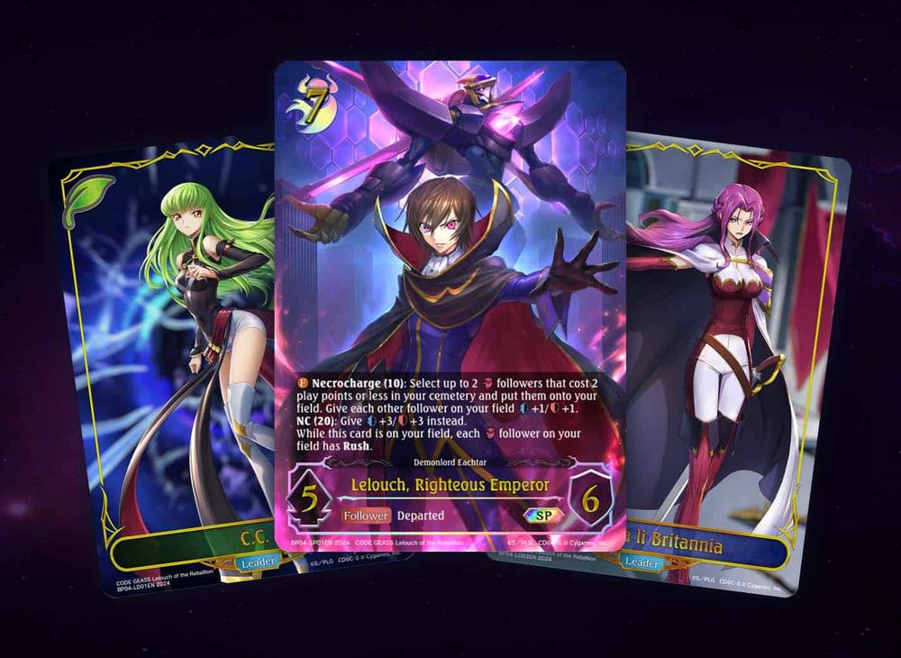 Code Geass Comes To Shadowverse: Evolve With Their Next Big