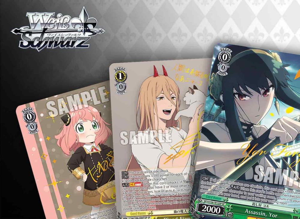 Collect Valuable Chainsaw Man and SPY x FAMILY Cards With Weiss