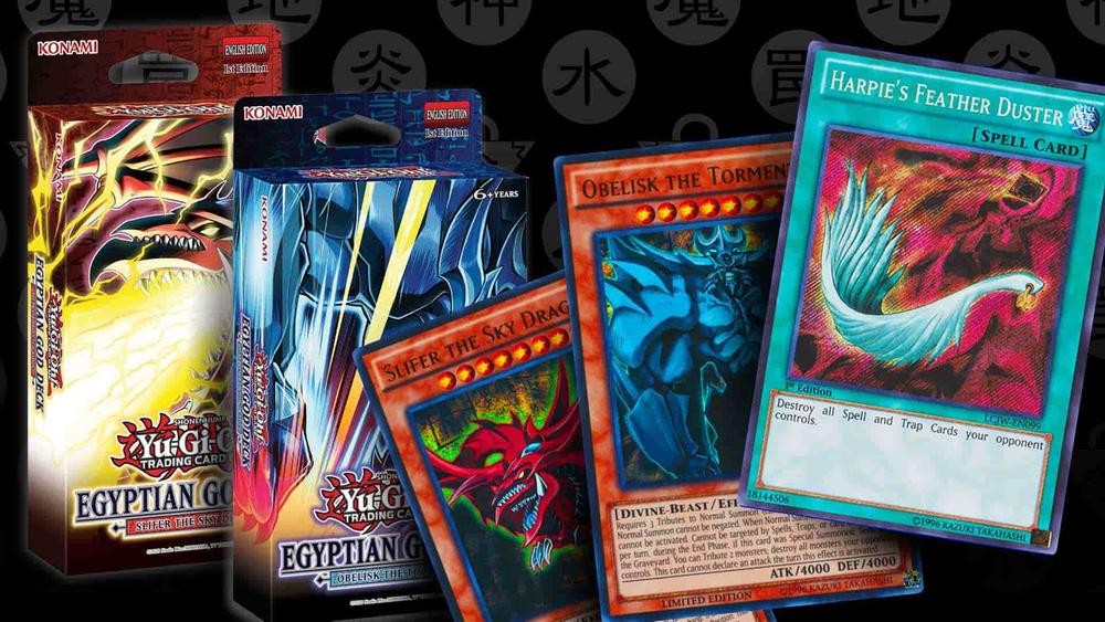 egyptian god cards yugioh master duel Amazon.com: YUGIOH: OBELISK SLIFER RA - ULTRA RARE HOLO NM - EGYPTIAN GOD  CARDS main image 1
