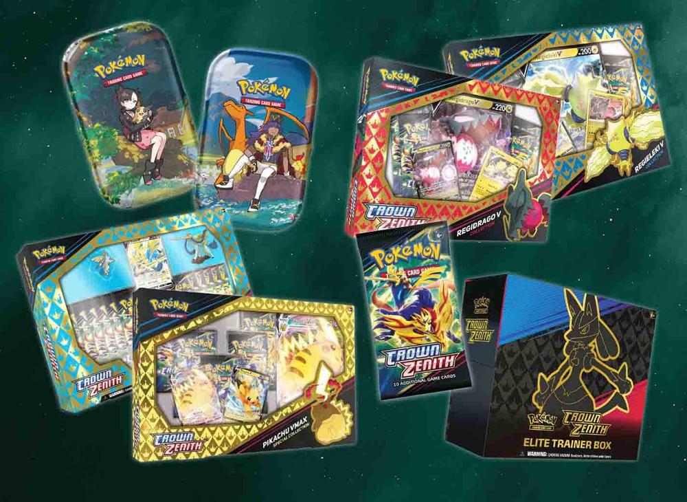 zenith crown pokemon card list Amazon.com: Pokemon Sword & Shield Crown Zenith Booster Pack : Toys & Games main image 0