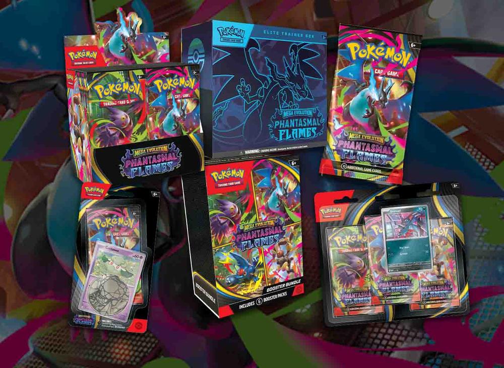pokemon trading card game phantasmal flames booster bundle Amazon.com: Pokémon TCG: Mega Evolution main image 0