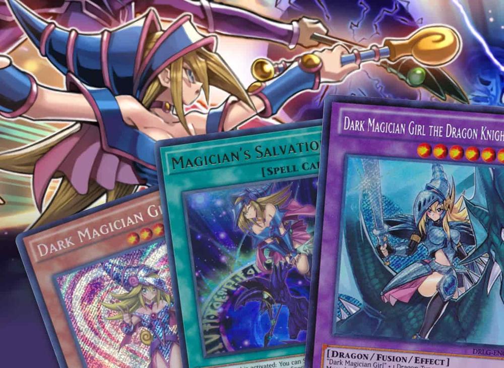 female cards yugioh Dark Magician Girl Set #2 (Anime Art) - 8 cards set
