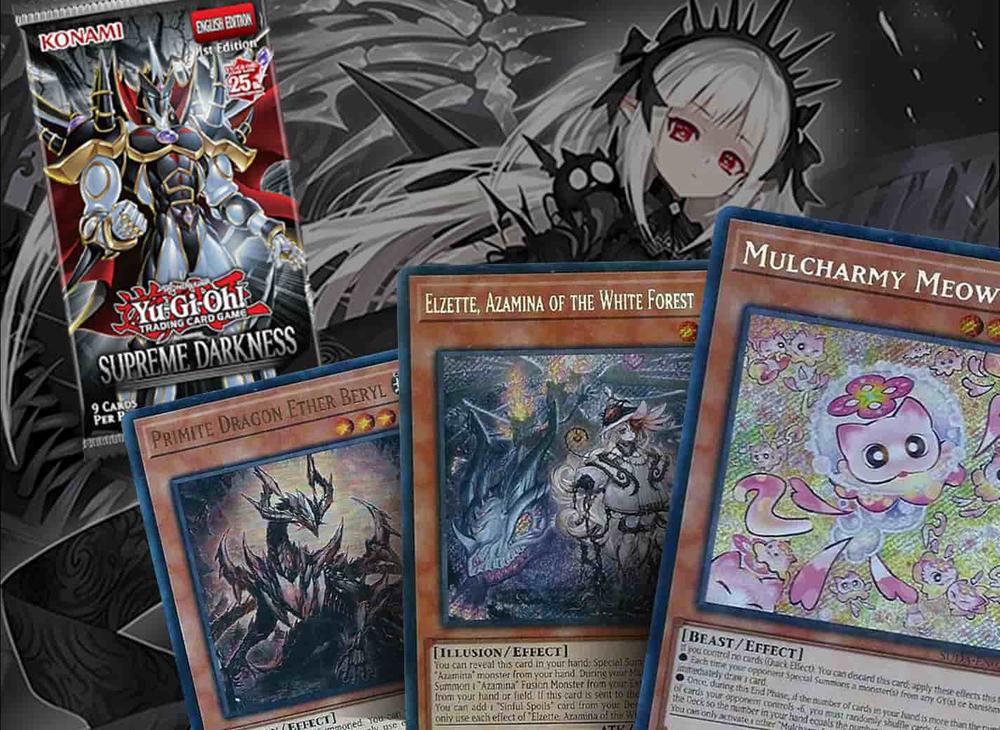 yugioh supreme darkness cards Yu-Gi-Oh! Supreme Darkness - 4 Pack Booster Box main image 0