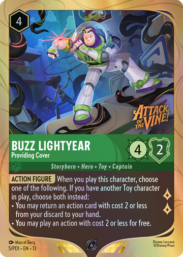 Buzz Lightyear – Providing Cover