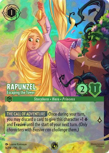 Rapunzel – Escaping the Tower (rainbow foil)